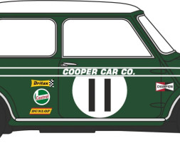 1:76 Mini Cooper S Mk.II John Rhodes 1968 Brands Hatch