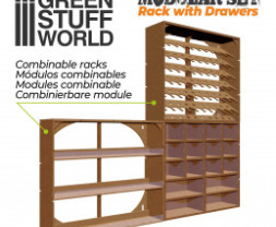 Modular Rack with Drawers – modulárny organizér so 16 zásuvkami (vertikálne)