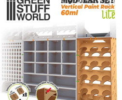 Modular Paint Rack – modulárny organizér na 60ml fľaštičky GSW (vertikálne)