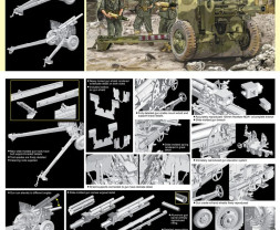 1:35 105mm Howitzer M2A1 and Carriage M2A2 w/ USMC Gun Crew