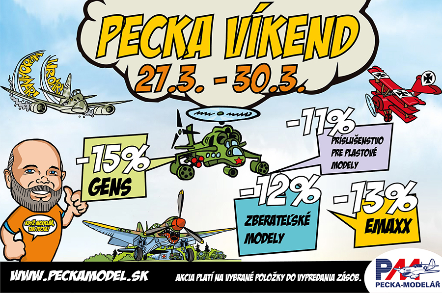 Pecka víkend Emax -13 %