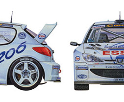 1:24 Peugeot 206 WRC