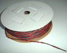 Dvojlinka silikón 0.34mm - cena za 1m