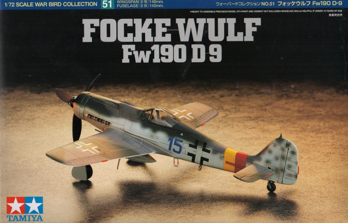 Náhľad produktu - 1:72 Focke-Wulf Fw 190 D9