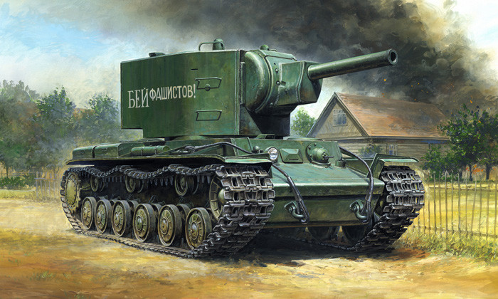 Náhľad produktu - 1:48 KV-2 Soviet Heavy Tank