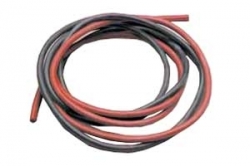 Silikónový kábel 2,8 mm čierny/červený, cena za 1 m