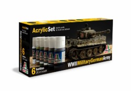 Acrylic Set WWll Military German Army 6x20ml
