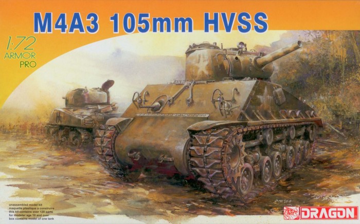 Náhľad produktu - 1:72 M4A3 105mm HVSS