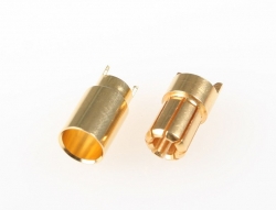 Náhľad produktu - Pozlátený konektor 5,5 mm, 1 pár
