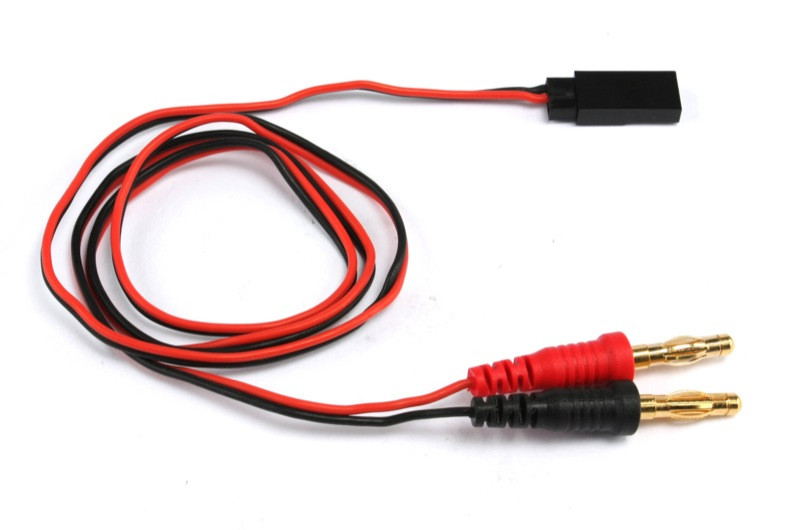 Náhľad produktu - Nabíjací kábel pre prijímačové akumulátory s konektorom JR