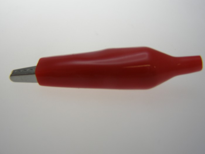 Náhľad produktu - Minikrokosvorka izolovaná 55mm, 1ks (červená)