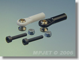 Guľový čap V1 M3/3 krátky (2 ks)