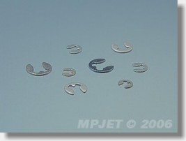 Poistný strmeňový krúžok pr.2,3 mm (10 ks)