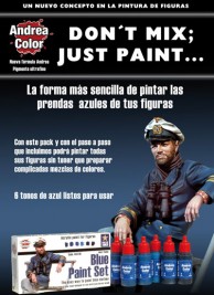 ACS-05 Sada farieb 17ml (Blue Paint Set)