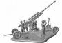 1:72 52-K sovietský proti-lietadlový kanón 85 mm s posádkou