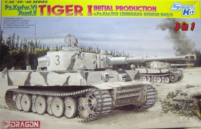 Náhľad produktu - 1:35 Tiger I Initial Production s.Pz.Abt.502 (Leningrad Region 1942/43)