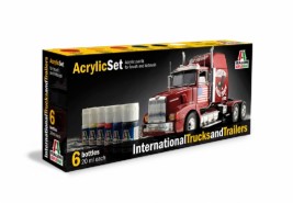 Acrylic Set Truck and Trailers 6x20ml