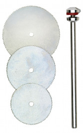 Deliace pílové kotúče z pružinovej ocele (3ks)