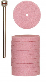 Brúsne telieska z ušľachtilého korundu (10ks)