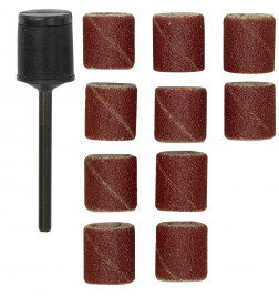 Brúsne puzdrá, prstienky, hrubosť 120 (10ks)