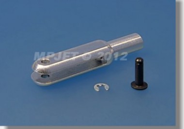 Vidlička dural, l=23 mm, šírka dr.1,6, čap pr.1,6, otvor pr.2 mm