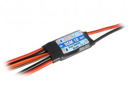 DSM 10 elektronický prepínač 2 prijímač. akumulátorov