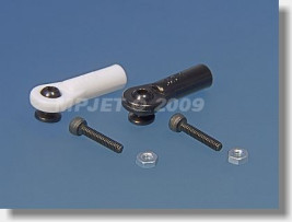 Guľový čap V2, pr.5, M2,5/2 krátky 2 ks