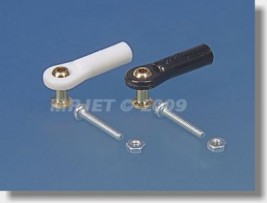 Guľový čap V1, pr.5, M2,5/2 dlhý, 2 ks