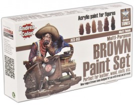 ACS-13 Sada farieb 17ml (Brown Paint Set)