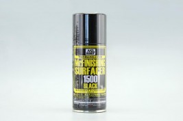 Mr. Finishing Surfacer 1500 Black - striekací tmel čierny (170ml)