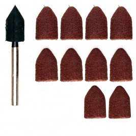 Brúsné hlavice, hrubosť 80 + 150 (10ks)