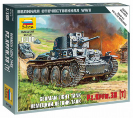 1:100 German Light Tank Pz.Kpfw. 38(t)