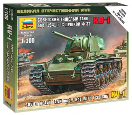 1:100 KV-1 with F-32 Gun