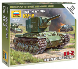 1:100 KV-2 Soviet Heavy Tank