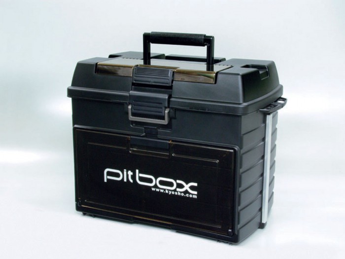 Náhľad produktu - Kyosho Deluxe Pit Box Black