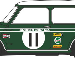 1:76 Mini Cooper S Mk.II John Rhodes 1968 Brands Hatch