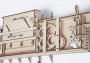 Drevené 3D mechanické puzzle - vlakové nádražie