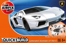 QUICK BUILD Lamborghini Aventador LP 700-4 (biela)
