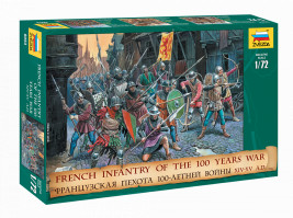 1:72 French Infantry of the 100 Years War