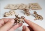 Drevené 3D mechanické puzzle U-Fidgets – lietadlá