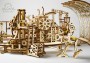 Drevené 3D mechanické puzzle – továreň na roboty