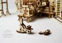 Drevené 3D mechanické puzzle – továreň na roboty
