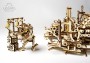 Drevené 3D mechanické puzzle – továreň na roboty