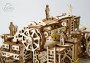 Drevené 3D mechanické puzzle – továreň na roboty