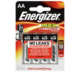 Energizer alkalická batéria 1,5V AA Max (4 ks)