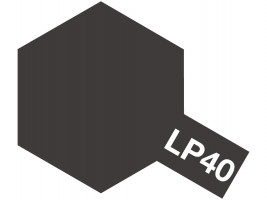 Farba Tamiya Lacquer LP-40 – Metallic Black (10 ml)