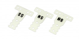 Mini-Z: FRP Rear Suspension Plate Set 0.5 for MR-03 MM/LM/MM2