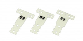 Mini-Z: FRP Rear Suspension Plate Set 0.6 for MR-03 RM/HM