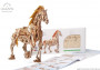 Drevené 3D mechanické puzzle - kôň