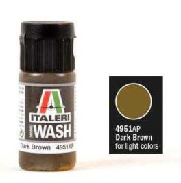 Akrylový wash Italeri – Dark Brown (20 ml)